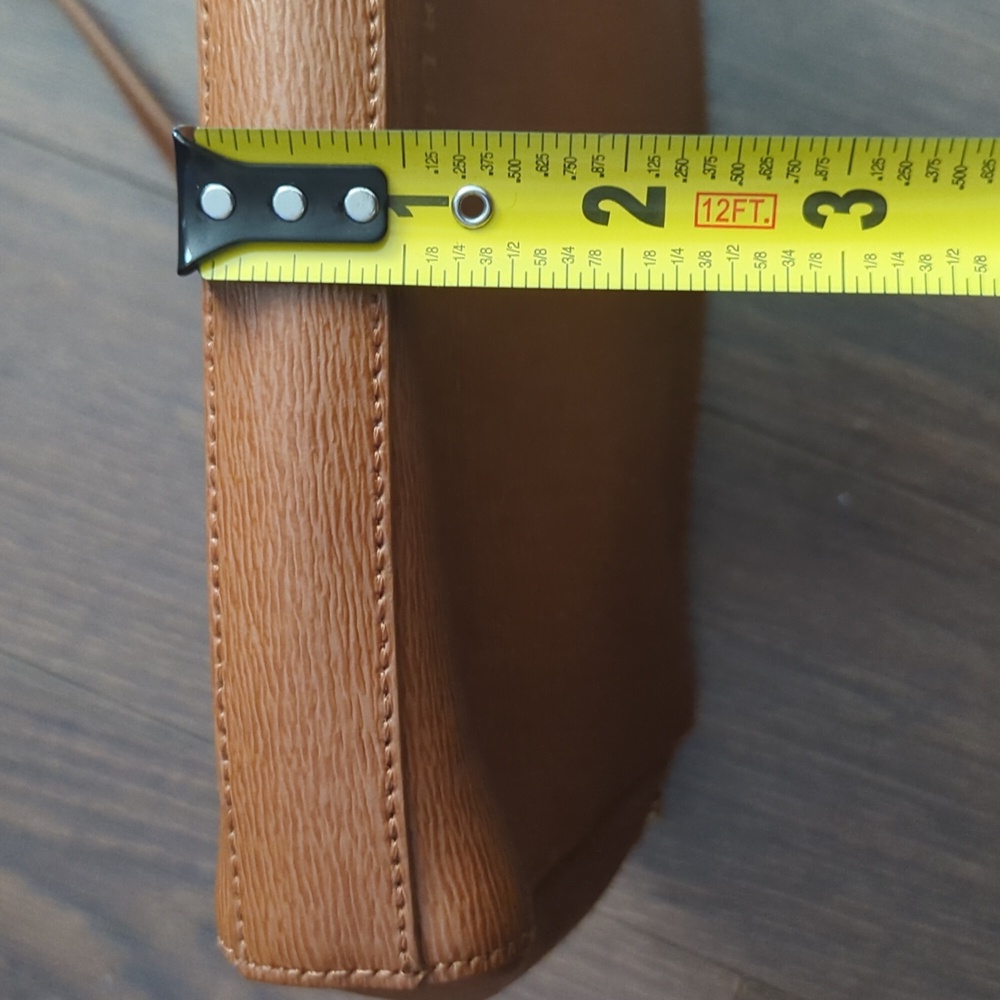 Lauren Ralph Lauren Brown Leather Crossbody/Shoulder Bag - Picture 14 of 15